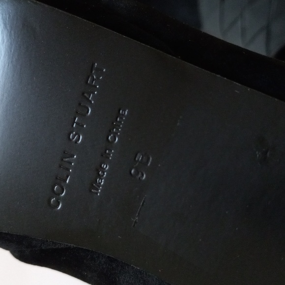 Colin Stuart stiletto heel black booties. Size 9. Never worn. - Picture 7 of 10